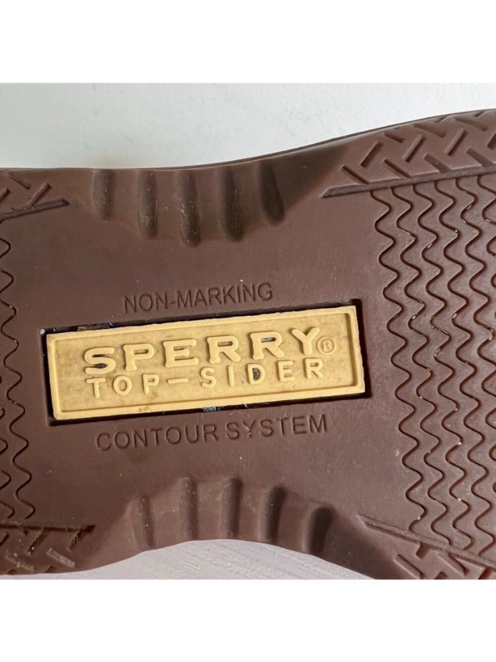 Sperry Topsider Mens 9.5W Billfish 3 Eye Boat Loafers Leather Shoes Preppy - Picture 11 of 13